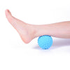 Hard Trigger Point Deep Tissue Spiky Massage Roller Ball with a Bag Blue