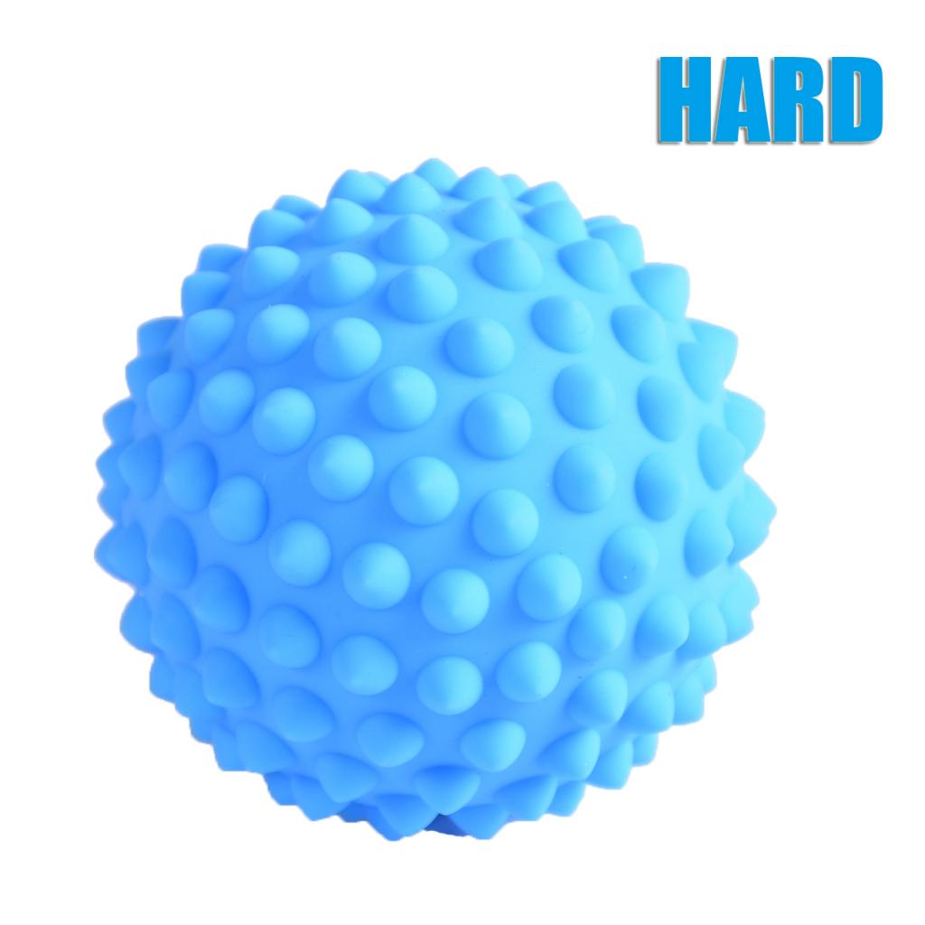 Hard Trigger Point Deep Tissue Spiky Massage Roller Ball with a Bag Blue