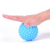 Hard Trigger Point Deep Tissue Spiky Massage Roller Ball with a Bag Blue