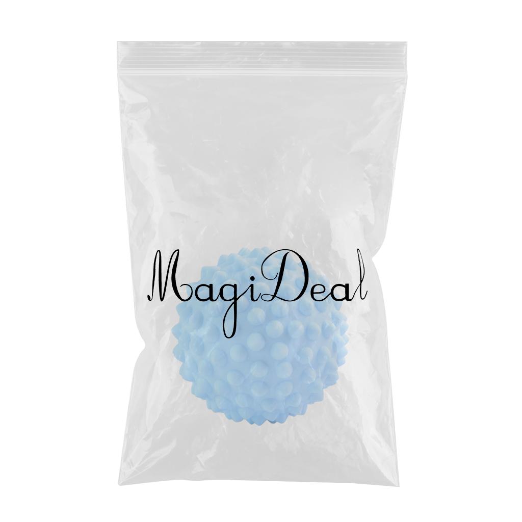 Hard Trigger Point Deep Tissue Spiky Massage Roller Ball with a Bag Blue