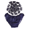 30 Pieces Non Woven Disposable Underwear Travel Panties for Women Men Blue