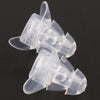 1 Pair Anti-noise Silicone Earplugs Hearing Protection Ear Plugs Clear