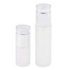 2 Pieces Glass spray Bottles Refillable Cosmetic Container 30ml/80ml Silve