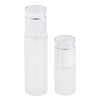 2 Pieces Glass spray Bottles Refillable Cosmetic Container 30ml/80ml Silve