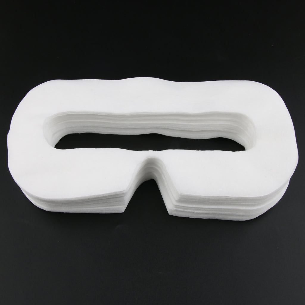 50Pcs Non-woven Universal VR Disposable Sanitary Eye Mask with Sponge Mat