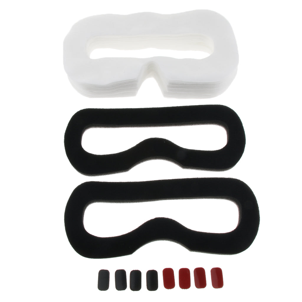 50Pcs Non-woven Universal VR Disposable Sanitary Eye Mask with Sponge Mat