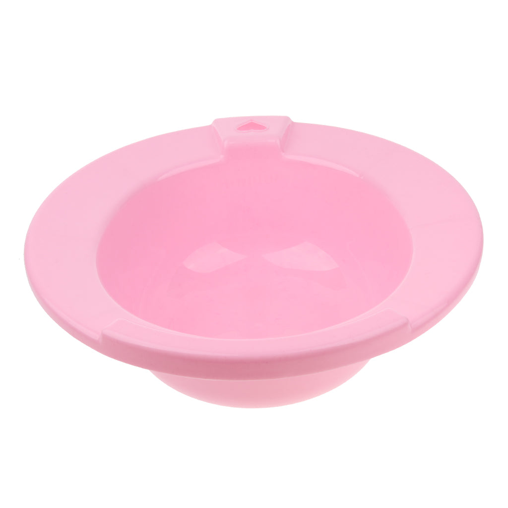 Hip Bath Tub Sitz Bath for Toilet Hemorrhoid Avoid Squatting Pink