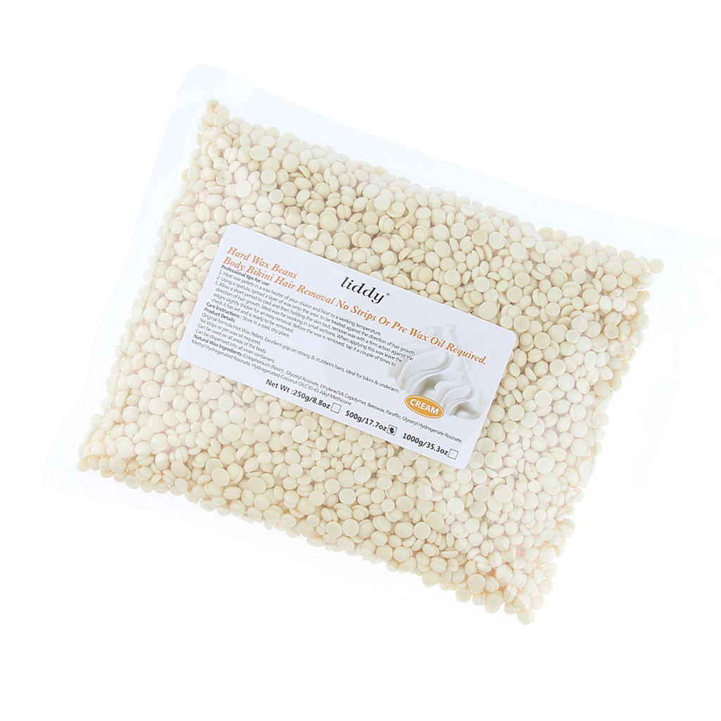 Wax Beans Hair Removal Face Leg Depilatory Hard Wax Pellets 500g  Cream