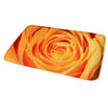 Kitchen Floor Mat Comfort Anti Slip Flannel Indoor Bahroom Rug Orange Rose