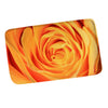 Kitchen Floor Mat Comfort Anti Slip Flannel Indoor Bahroom Rug Orange Rose