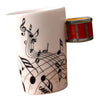 Ceramic Cup Coffee Mug Instrument Mug Creative Gift Red Drum