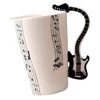 Ceramic Cup Coffee Mug Instrument Mug Creative Gift Black Guitar Stave 1