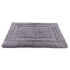 Bathroom Non-Slip Door Mat Bathmat Floor Rug Pure Color Grey 40x60cm