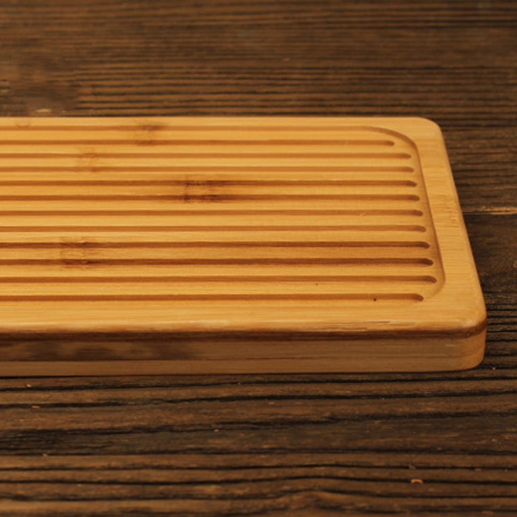 Taiwan Style Portable Autumn Cany Mat Bamboo Tea Tray Teaware Organizer S