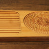 Taiwan Style Portable Autumn Cany Mat Bamboo Tea Tray Teaware Organizer S