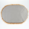 Faux Wool Area Rugs Bedside Floor Mat Plush Sofa Cover Seat Pad khaki