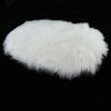 Faux Wool Area Rugs Bedside Floor Mat Plush Sofa Cover Seat Pad White_3