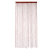 Door String Curtain Panel Fringe Curtain Fly Screen Room Divider Dark Coffee