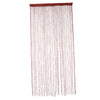 Door String Curtain Panel Fringe Curtain Fly Screen Room Divider Dark Coffee