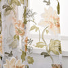 Peony Flower Roman Curtain Kitchen Window Blinds Curtains Yellow 100 x120cm