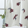 1Pcs Window Voile Sheer Curtain Valance Tiers 74x61cm_A