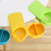 Multi-functional Home Office Table Desktop Cup Holder Clamp Clip Yellow