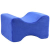 Super Comfort Memory Foam Leg Pillow Side Sleep Knee Pillow Sapphire Blue