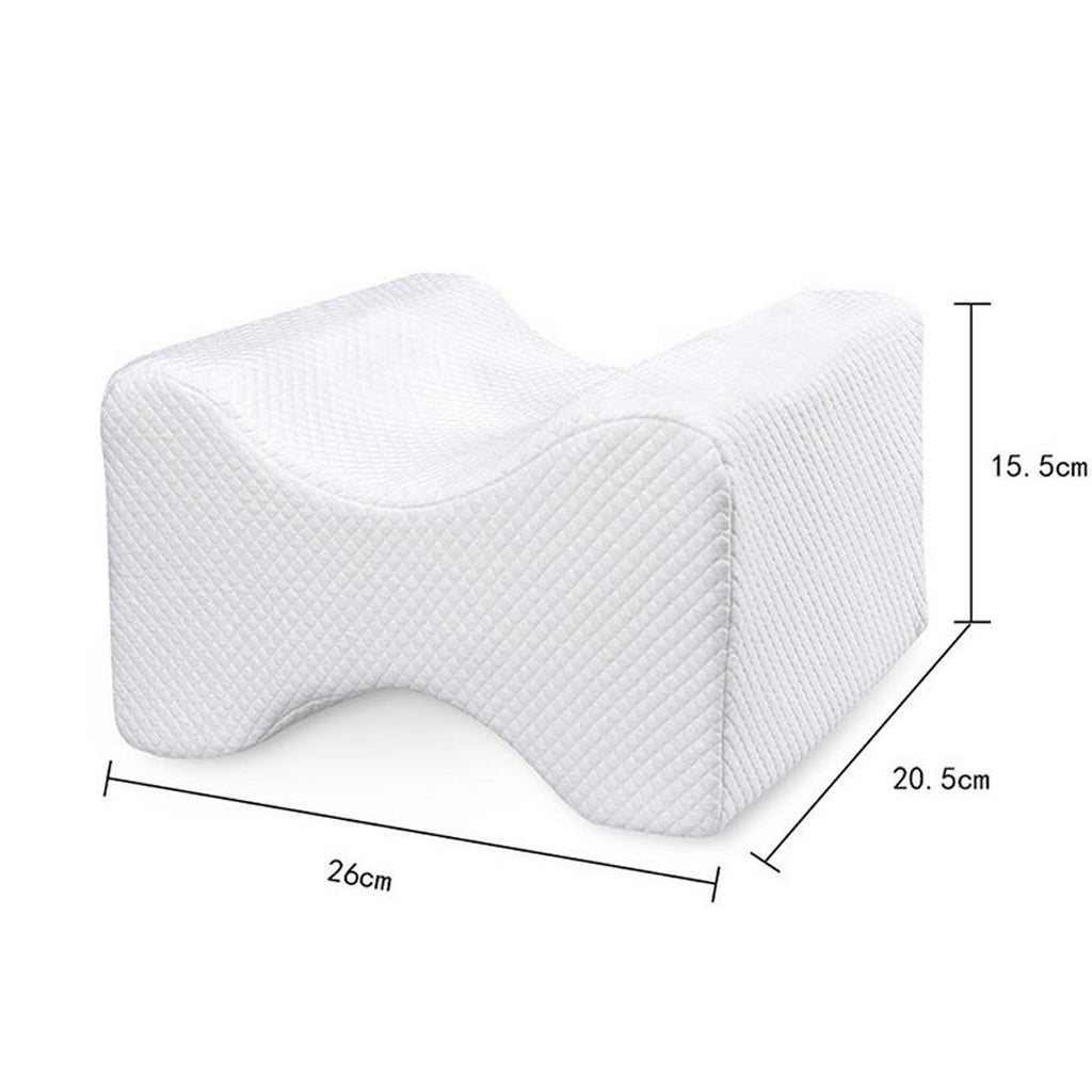 Super Comfort Memory Foam Leg Pillow Side Sleep Knee Pillow Sapphire Blue