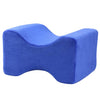 Super Comfort Memory Foam Leg Pillow Side Sleep Knee Pillow Sapphire Blue