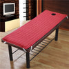 Non-slip Massage Table Sheet Cover with Elastic Band 190x80cm Wine Red