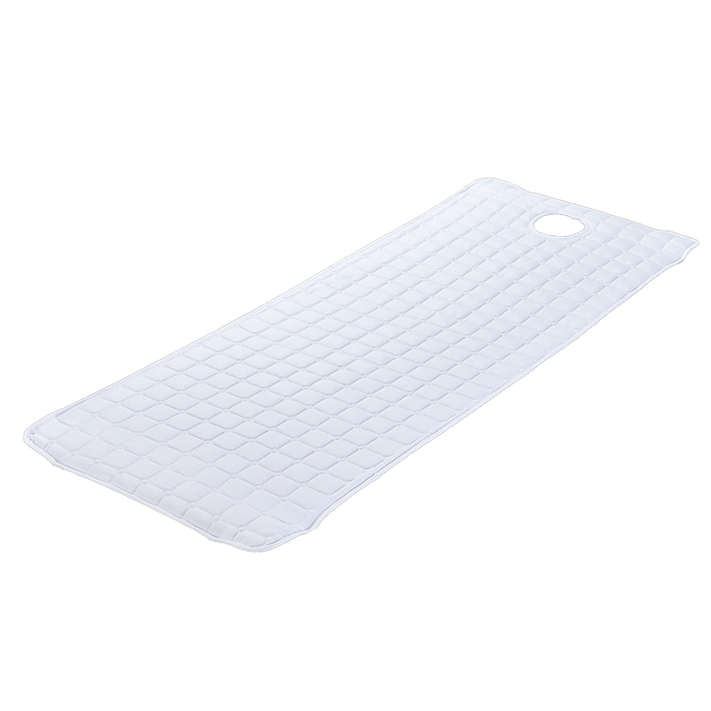 Non-slip Massage Table Sheet Cover with Elastic Band 190x80cm White