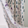 Cafe Window Curtain Semi-Sheer Kitchen Curtain Tier Elk - 137x91cm