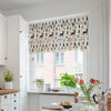 Cafe Window Curtain Semi-Sheer Kitchen Curtain Tier Elk - 137x91cm