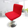 Stretch Spandex Thicken Dining Chair Covers Bar Stool Slipcovers Red