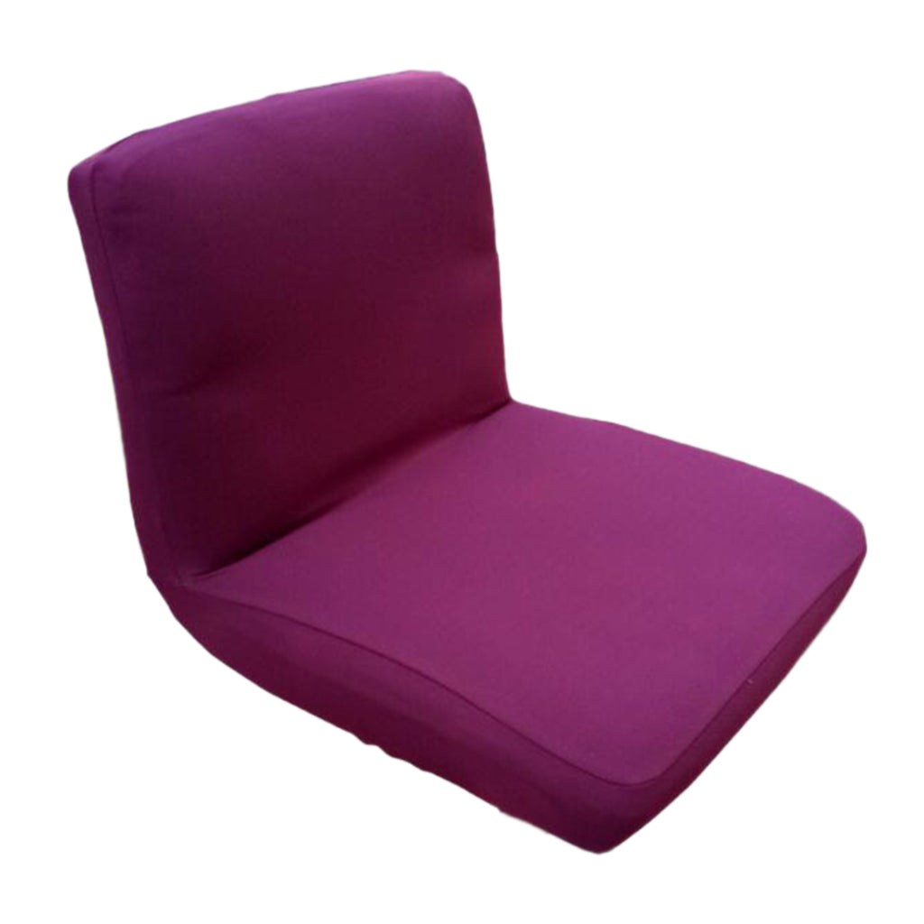 Stretch Spandex Thicken Dining Chair Covers Bar Stool Slipcovers Purple