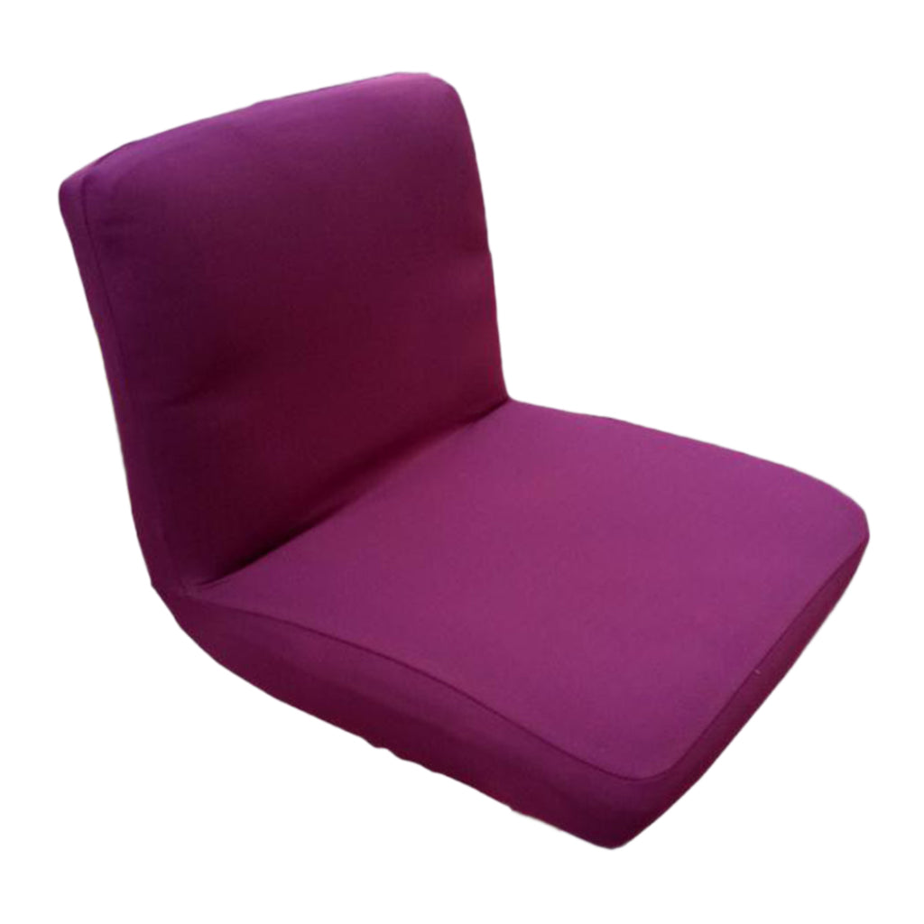 Stretch Spandex Thicken Dining Chair Covers Bar Stool Slipcovers Purple