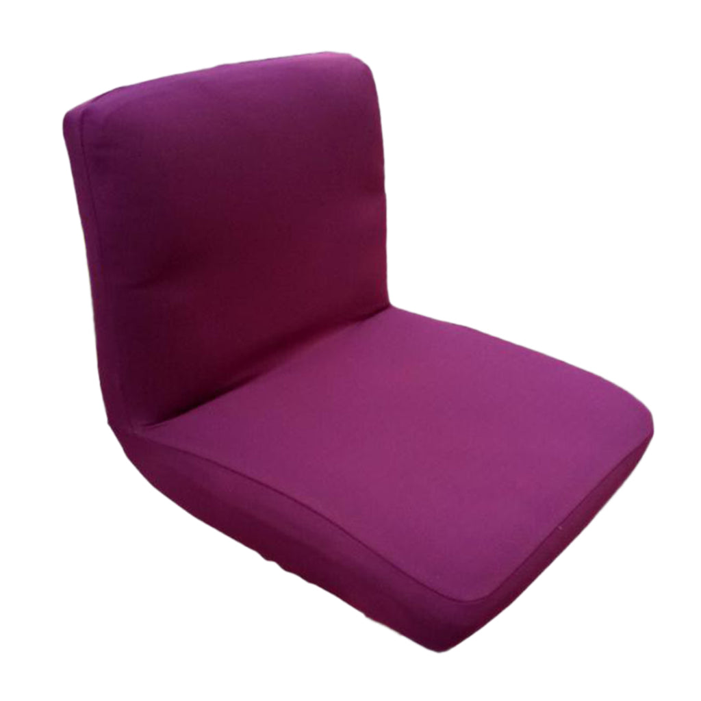 Stretch Spandex Thicken Dining Chair Covers Bar Stool Slipcovers Purple