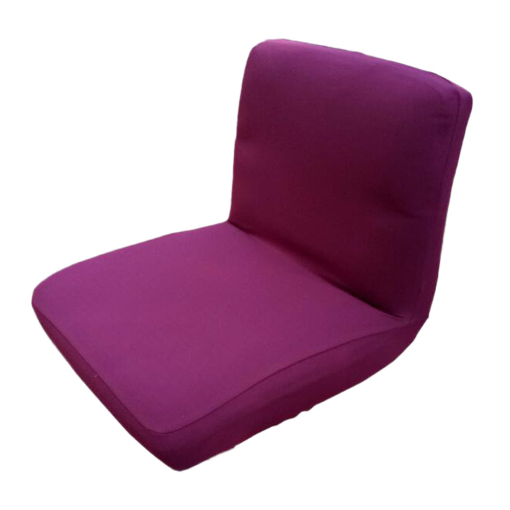 Stretch Spandex Thicken Dining Chair Covers Bar Stool Slipcovers Purple