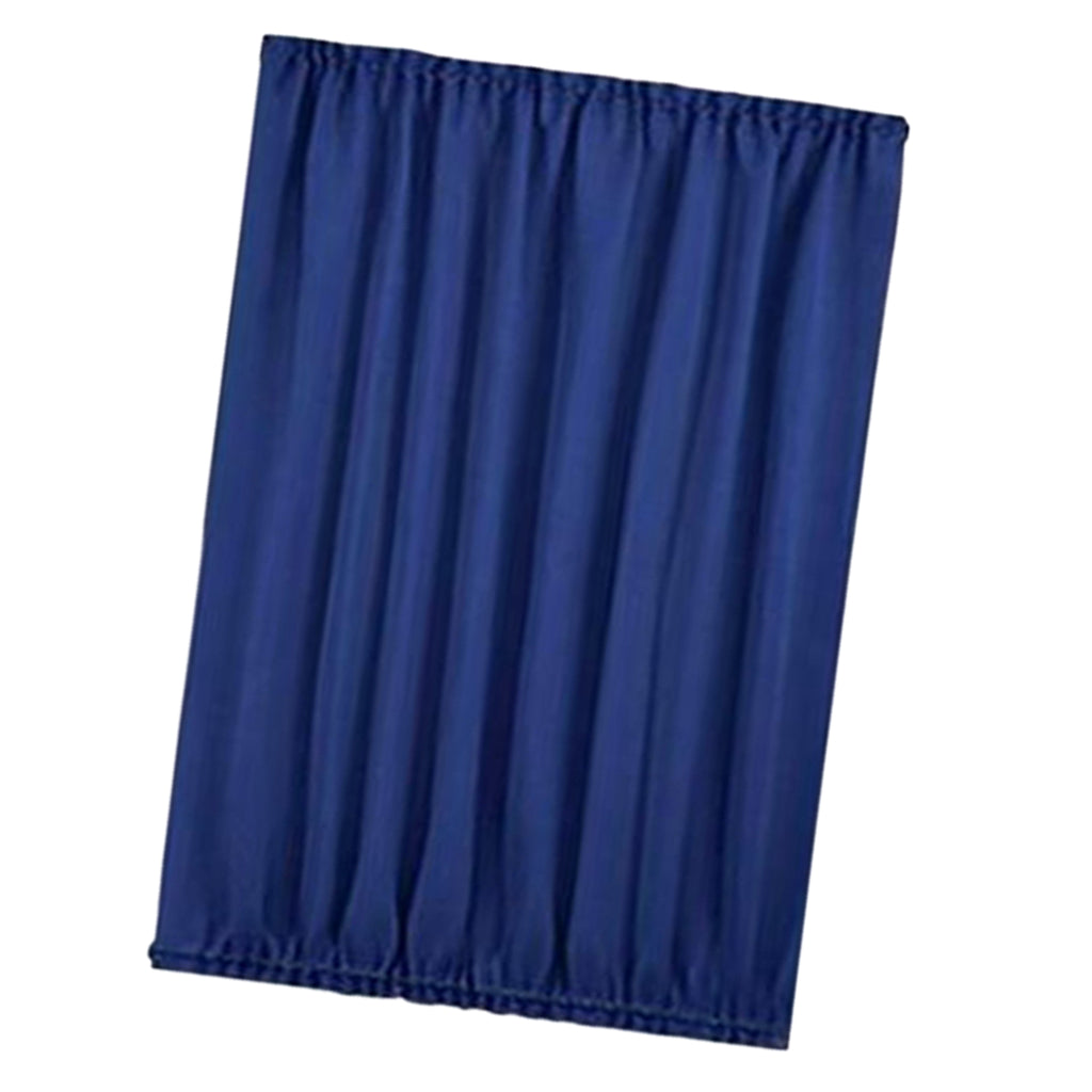 Light Reducing Thermal Insulated French Glass Door Curtain Panel  Dark Blue