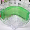 Ant Farm Home Social Structure Kids Experiment Toys 1 Layer with Hose Green