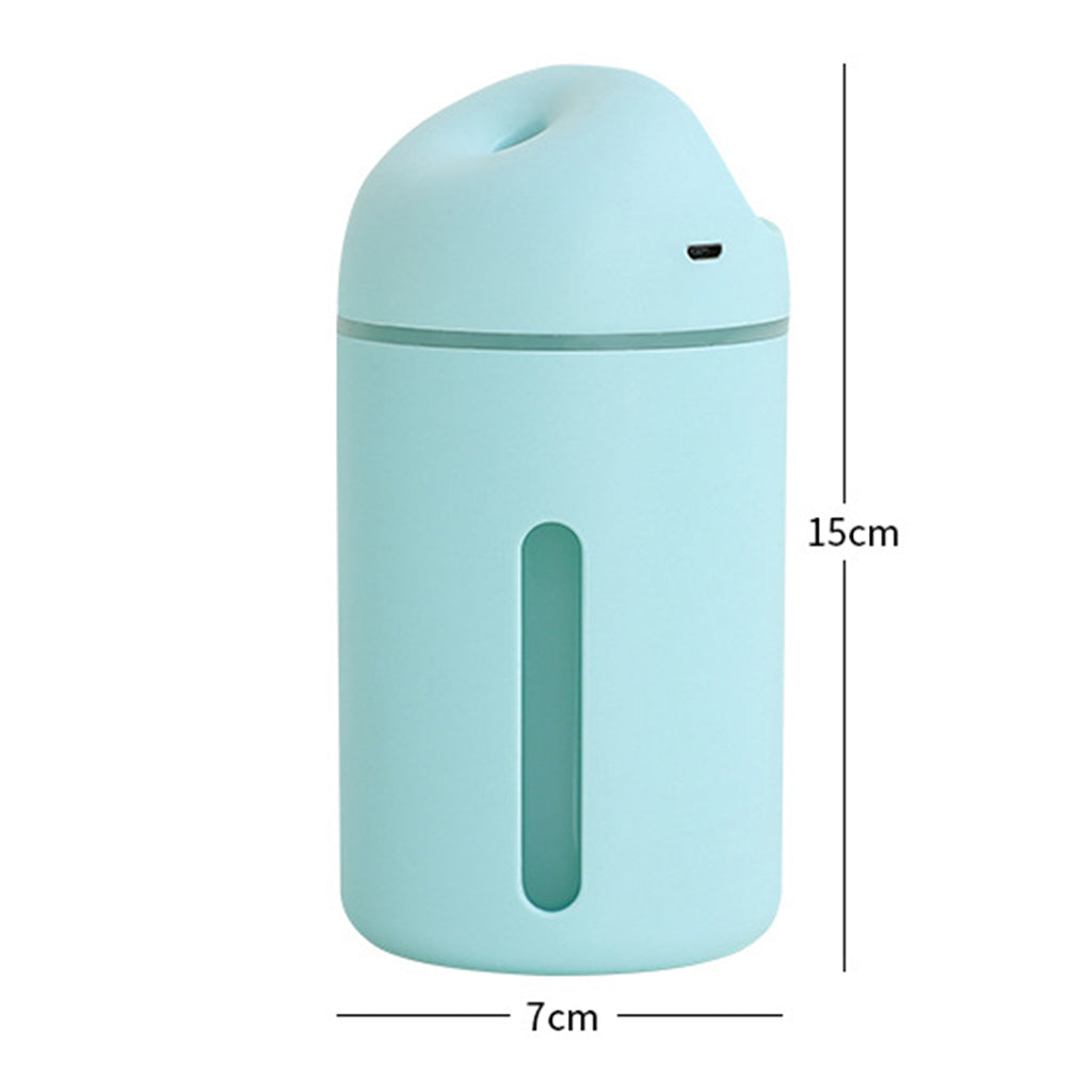 Mini USB Diffuser Car Ultrasonic Mist Humidifier Air Diffuser w light Green