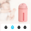 Mini USB Diffuser Car Ultrasonic Mist Humidifier Air Diffuser w light Pink