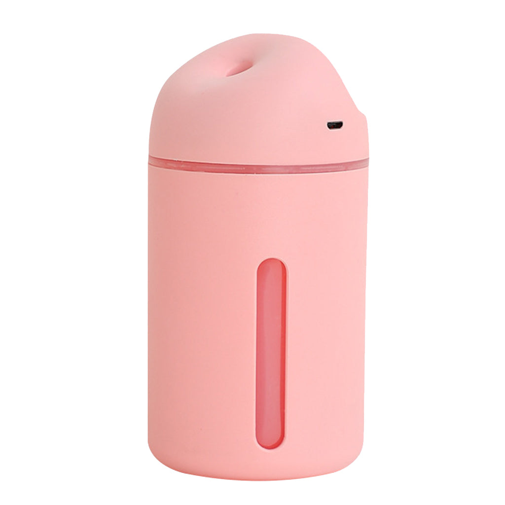 Mini USB Diffuser Car Ultrasonic Mist Humidifier Air Diffuser w light Pink