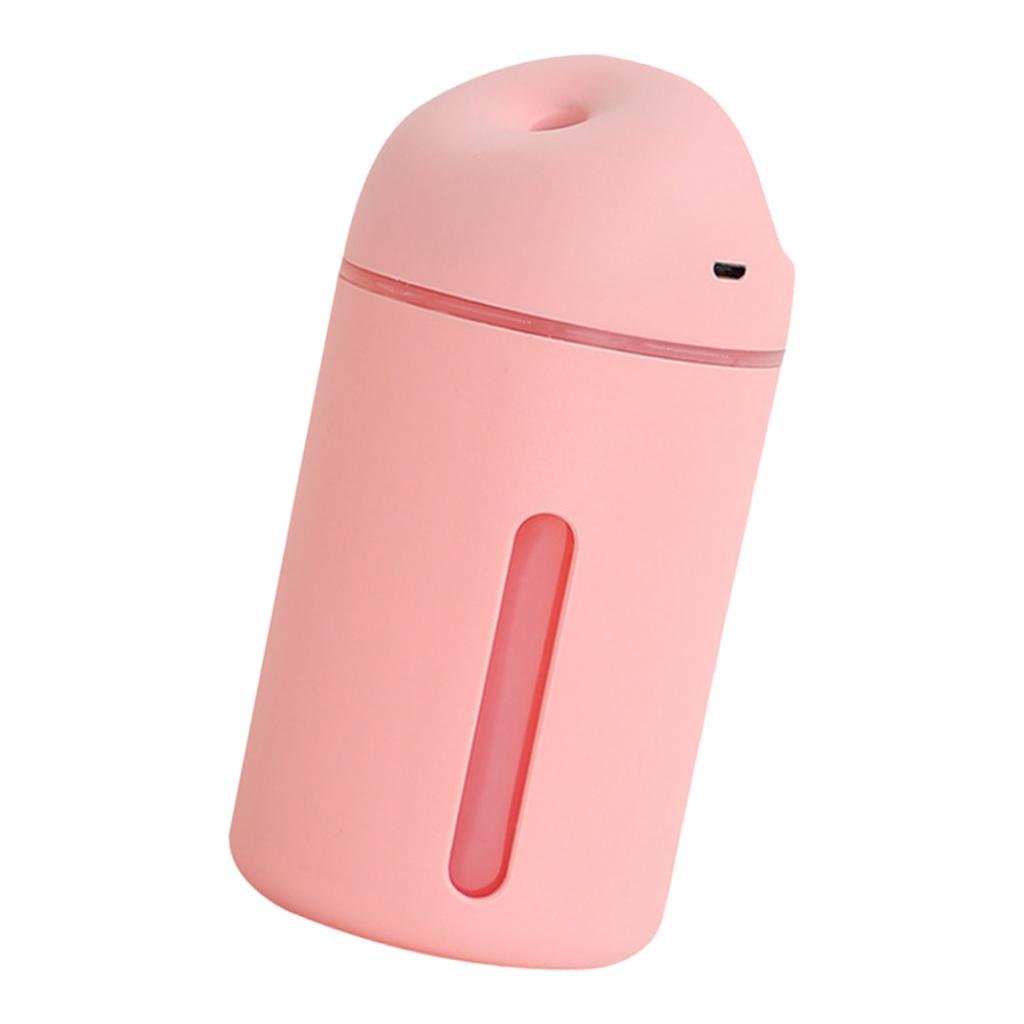 Mini USB Diffuser Car Ultrasonic Mist Humidifier Air Diffuser w light Pink