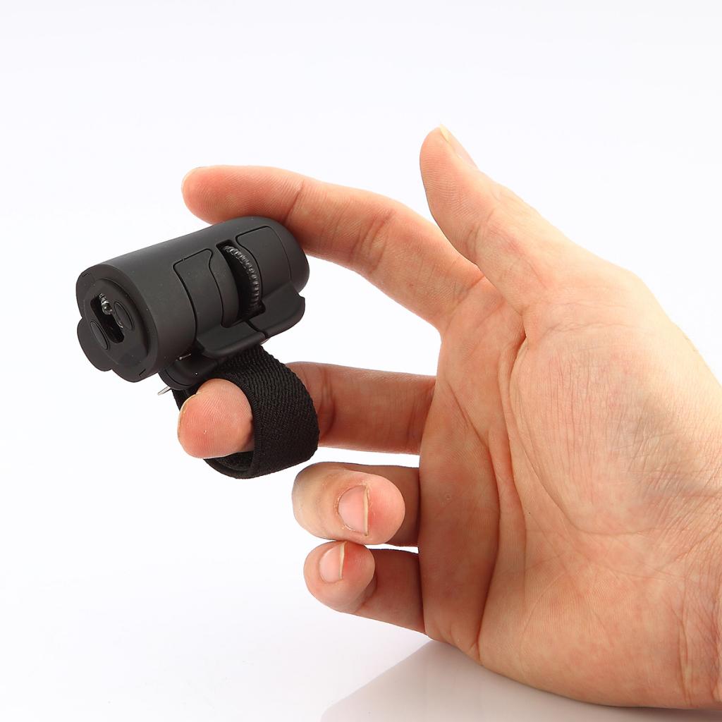 Mini Finger Mouse Wireless USB Optical Ring Mice for Laptop PC Black