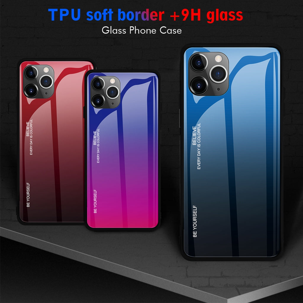 Gradient glass cover case for iPhone11 Pro MAX 6.5 inch for iPhone11 Pro MAX