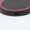 QI Wireless Charger Pad Fast Charging Station for iPhone XS  Black + Red