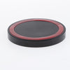 QI Wireless Charger Pad Fast Charging Station for iPhone XS  Black + Red