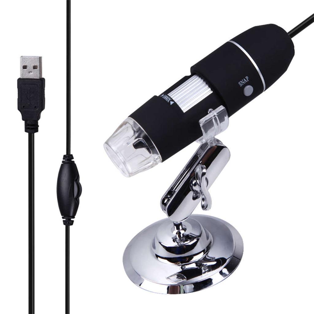 1000X New USB Digital Microscope 8 Led Camera Magnifier w/Fall Holder Stand