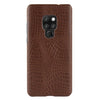 PU Leather Phone Case Cover For Huawei Mate 20X Alligator Coated Brown